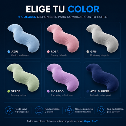 Duerme sin dolor de cadera con la Almohada Oryon Pro™